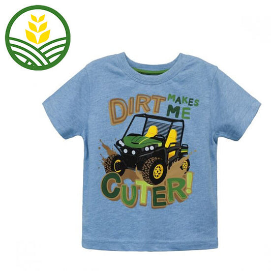 John Deere Toddler T-shirt Dirt Makes Me Cuter