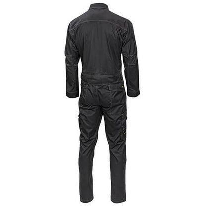 Back of John Deere Adults Black Full Overalls