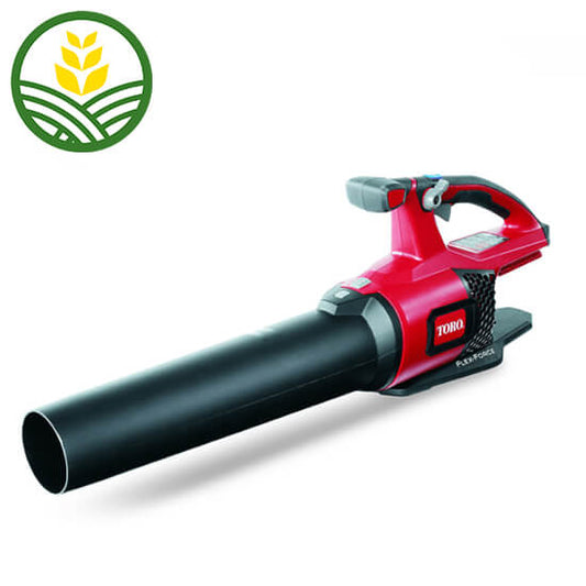 A red and black Toro Leaf Blower 60V Flex Force Power System