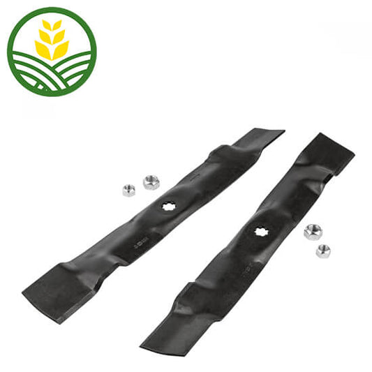 John Deere Mulch Mower Blade Kit - AM140975. Suitable for X300R and X305R.