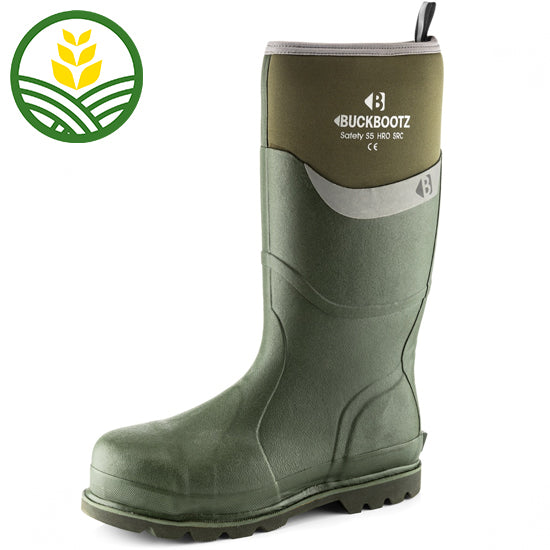 Green BBZ6000 Safety Waterproof Safety Boot