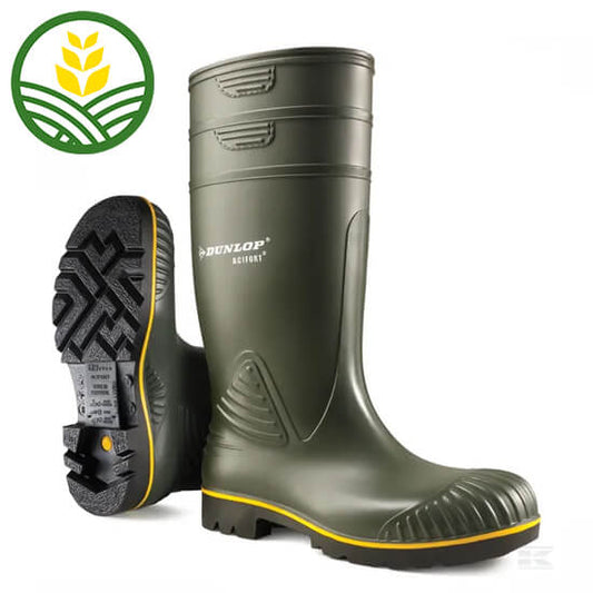Wellingtons Acifort® Heavy Duty Dunlop Boots - Green