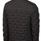 Back of black John Deere fully padded jacket.